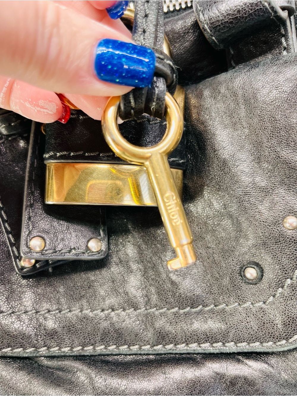 Chloe Black Leather medium Paddington Capsule satchel - Picture 3 of 16